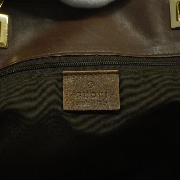 GUCCI tote bag GG canvas 002 1098 brown gold hardware ladies - Picture 5 of 10